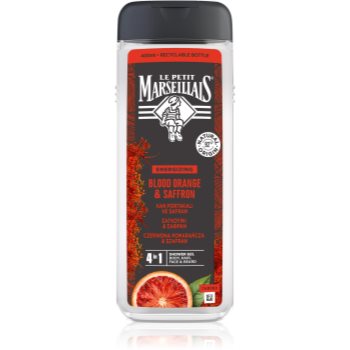 Le Petit Marseillais Blood Orange & Saffron gel de duș 4 in 1 - imagine 2